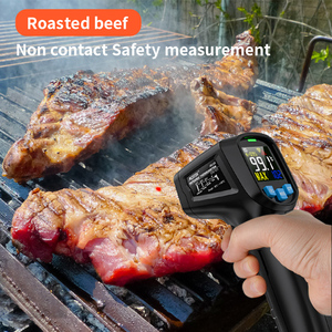 Termômetro <span class=keywords><strong>lazer</strong></span> tela de lcd sem contato pirômetro digital industrial, alta precisão, instrumento de medição de temperatura - Product Image 6