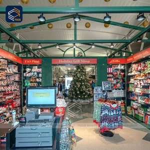 Tùy Chỉnh Bán Lẻ Kỳ Nghỉ Quà Tặng Cửa Hàng Hiển Thị Giá <span class=keywords><strong>Modular</strong></span> Lễ hội Sản Phẩm Hiển Thị Đứng Giáng Sinh Cửa Hàng May Mặc Giá Kẹo Đồ Chơi Kệ - Product Image 3