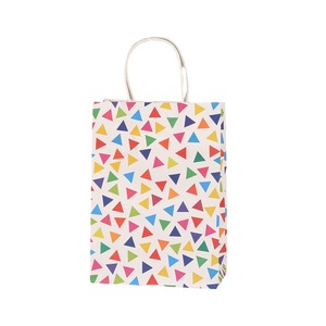 Bolsa de papel de impresión con asa de cuerda trenzada Bolsas de papel personalizadas con su propio logotipo en stock