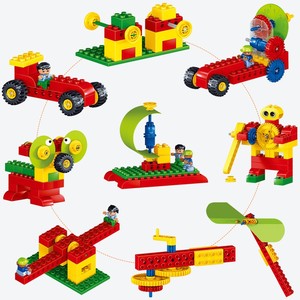 Klasik oyuncak seti 9656 çocuk okul öncesi eğitim DIY yaratıcı montaj yapı taşı seti - Product Image 1