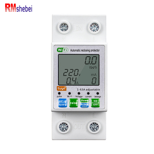 RMshebei SmartLife WIFI MCB akıllı elektrik sayacı Kwh 63A 110V/220V kesici Mini voltaj koruyucusu wifi akıllı devre kesici - Product Image 6