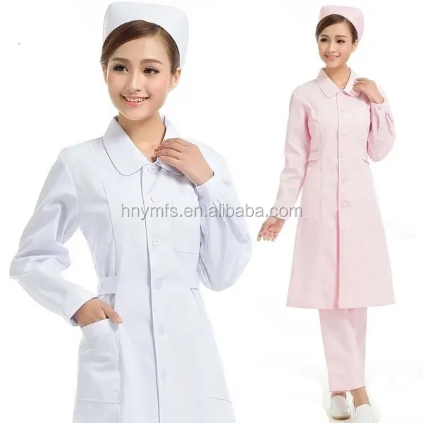 السيدات الخامس الرقبة القطن الزي الطبي الدعك حار نمط زي مستشفى تصميم 3 جيوب السيدات قميص فرك مع سعر المصنع
