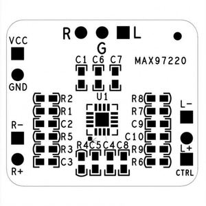 Dengeli tek uçlu çıkış amp HIFI girişi güç amplifikatörü ~ 2.5 V için 5.5 kurulu MAX97220 diferansiyel - Product Image 4