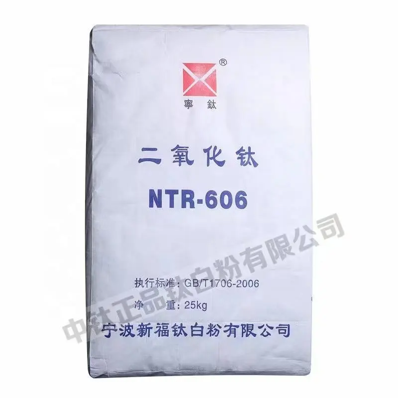 Boya için Ningbo Xinfu NTR-606 pigment titanyum dioksit paint tio2