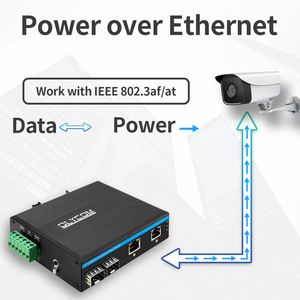 Optical <strong>network</strong> switch 2-<strong>port</strong> 10/100m Ethernet switch rj45 <strong>network</strong> <strong>port</strong> with 2-<strong>port</strong> SFP for CCTV Camera - Product Image 4