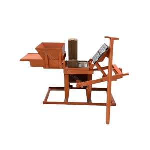 QT2-40半自动粘土砌块机空心挤出机制造土坯砖 - Product Image 1