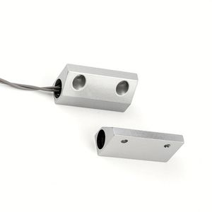Sensor de puerta magnético, interruptor de control magnético, sistema de monitoreo de puerta contra incendios, sensor de proximidad único magnético de puerta, 2 unidades - Product Image 1