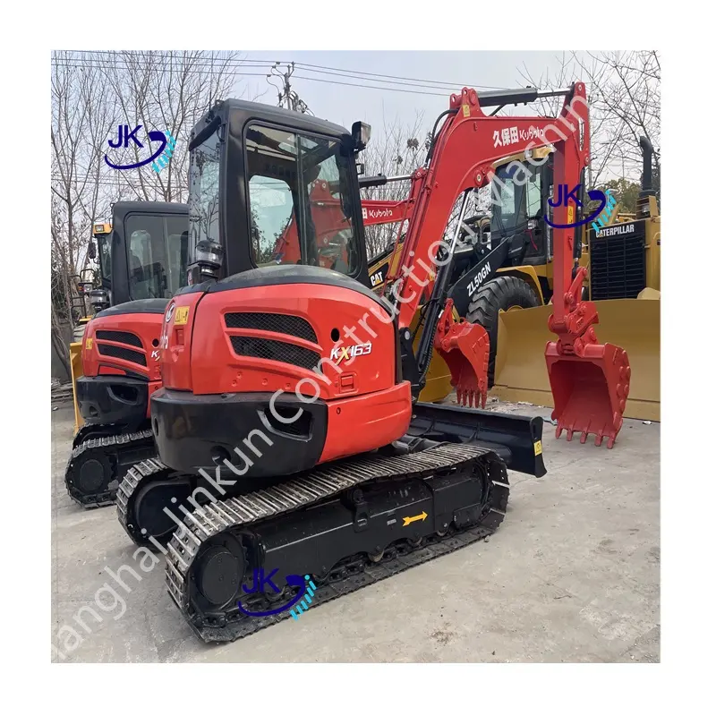 Mesin ekskavator bekas 6ton KUBOTA KX163 mesin bekas Murah Harga ekskavator bekas 6ton Kubota kx163