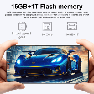 <strong>2025</strong> New Design for 9 Pro <strong>XL</strong> 5G Dual SIM Smartphone 16+1TB Memory 7.3 Inch HD Screen Face Unlock Android 15 Octa Core LTE - Product Image 2