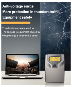 Batería interna SKE 7AH UPS fuera de línea 600VA Sistema UPS 110V 220V 50Hz 60Hz Protección contra sobretensión monofásica UPS para computadora - Product Image 5