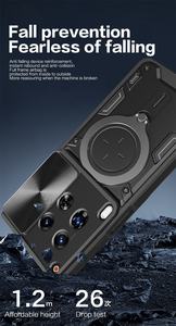 Tecno Camon 30 30S Pro / 30 Premier / CLA5 slayt kamera Lens koruması için darbeye dayanıklı durumda döner stant arka kapak
