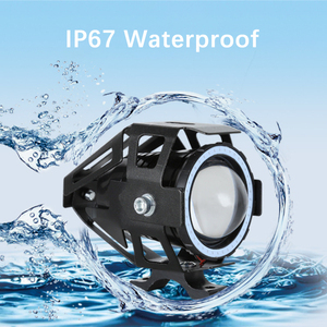 Siêu Sáng U7 Xe Máy Đèn Pha 12V DRL Đôi Mắt Thiên Thần Đèn Pha Lần Lượt Tín Hiệu Làm Việc Đuôi Đèn Xe Máy <span class=keywords><strong>LED</strong></span> Đèn Sương Mù Phụ Trợ - Product Image 6