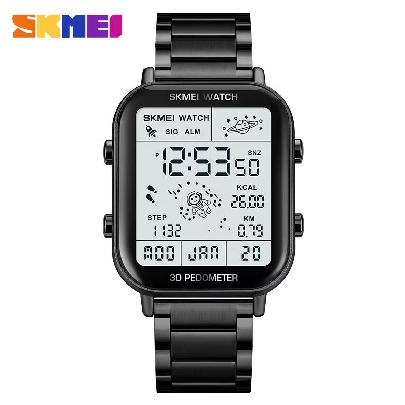 2 Black Case Grey Dial