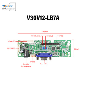 Módulos LCD de 12,1 pulgadas Panel de pantalla TFT-LCD 400 Nits Placa de controlador a juego de brillo y panel táctil