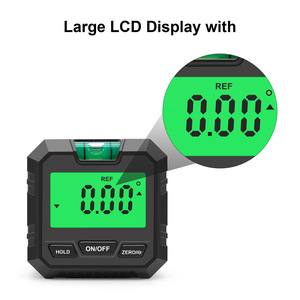 电子水平仪盒磁性底座测量工具360度迷你数字量角器测斜仪 - Product Image 4