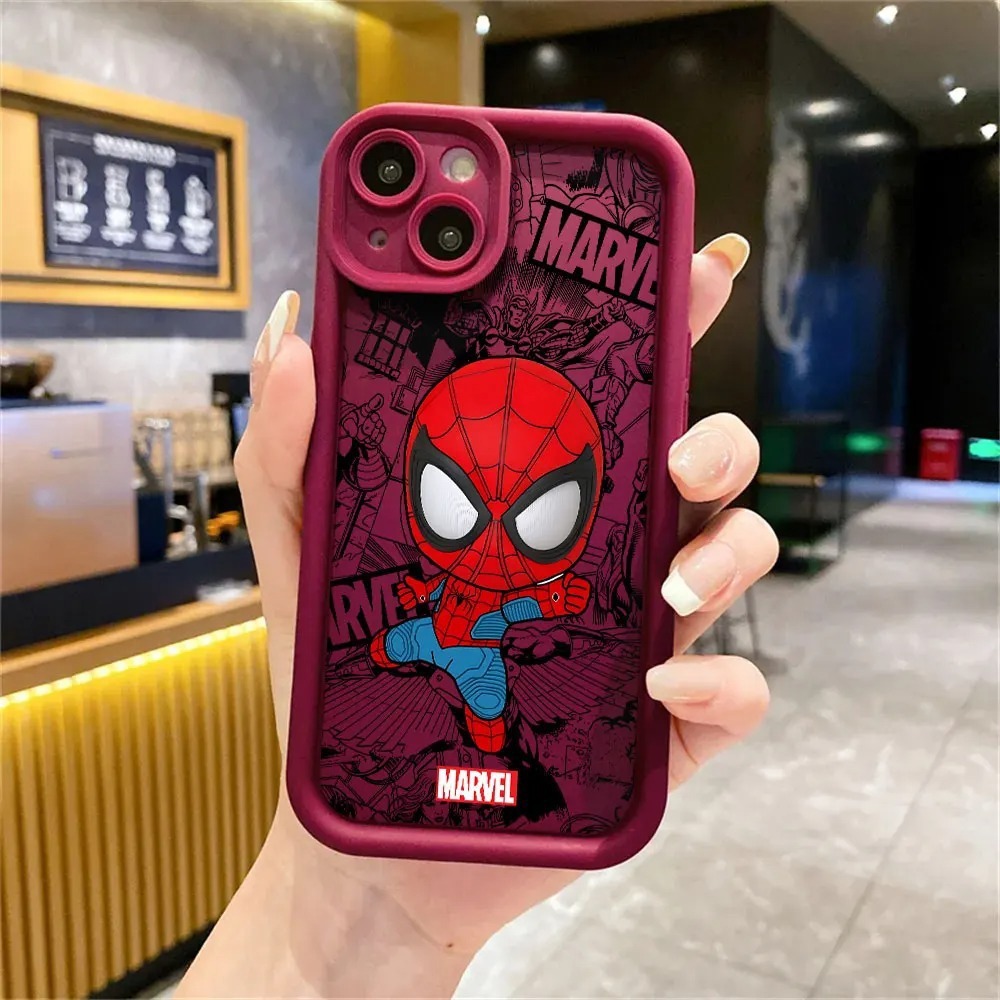 wine red q spider-man
