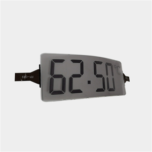 Display LCD trasparente da 0.3mm di spessore o PET flessibile a 7 cifre di segmento - Product Image 1