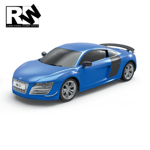 RW lisanslı araç oyuncaklar 1/24 27MHZ 4 CH R8 GT modeli serisi RC Audi elektrikli oyuncak araba kızlar için - Product Image 2