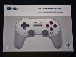 8BitDo Pro 2 BT Gamepad Controller mit Joystick für Switch/PC/macOS/Android/Steam/Raspberry Pi