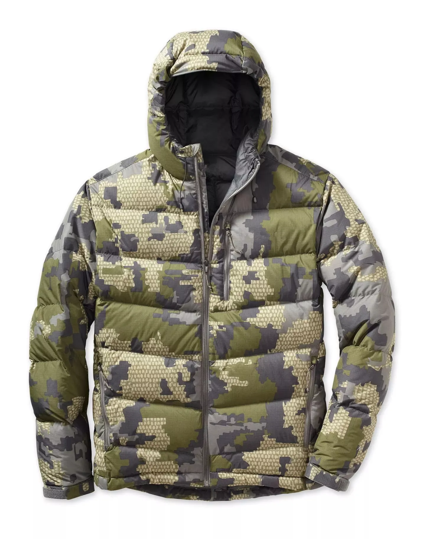 New Design Camo Down Jacket High Quality Custom Ultra Light Duck Down Filled Winter Hunting Jacket Men