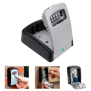 4位数户外高安全壁挂式钥匙保险箱密码锁存储箱 - Product Image 4