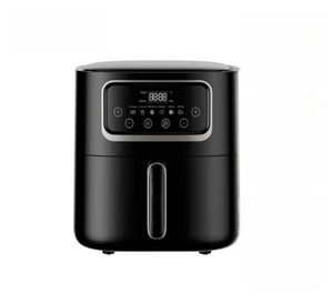2025 nuova visuale 5,5l Smart vetro friggitrice forno domestico con finestra per hotel all'aperto e RVs ad alta capacità