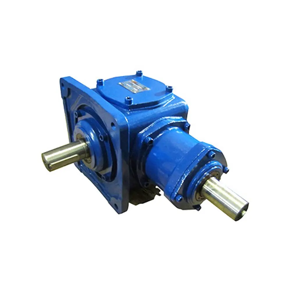 T Series 90 Degree Sprial Bevel gear reducer gearbox helical bevel speed gearbox reduction gear motor harmonic gear