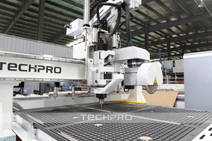 Enrutador Cnc ATC de 3 ejes 1325 al mejor precio, cambio de herramienta automático, fabricación de muebles de madera, máquina anidadora ATC con hoja de sierra - Product Image 3