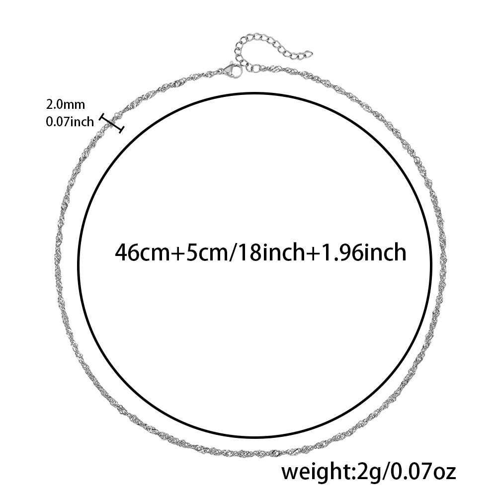 Q0026-2 Collar (Cadena de Onda de Agua de 0.3)