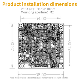 Mini 4-port 1G ağ anahtar modülü şasi küçük boyutlu 38*38mm Ethernet iletişim PCBA kurulu ile donatılmıştır - Product Image 5