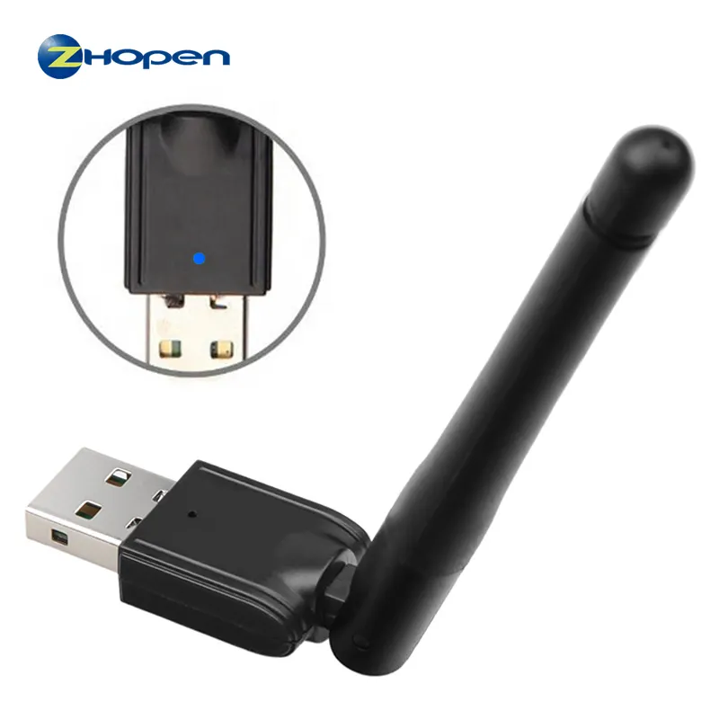 MT7601 Yonga Seti wifi adaptörü Anten 2.4G Kablosuz usb wifi program kilidi 802.11N İnternet Lan Kart Starsat Tv Alıcısı güvenlik kamerası