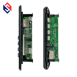 メーカーSKDアセンブリMP3デコーダー車用12v 5v mp4赤色ディスプレイリモコンモジュール付きUSB TF FM aux connect - Product Image 4