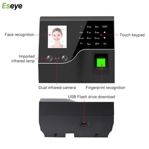 EseyeTOP品質アクセス制御従業員管理出席デバイス顔の指紋認識WIFIおよびTCPIPおよびOEM - Product Image 4