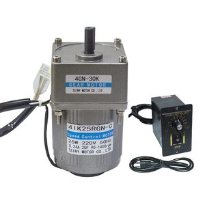4IK25RGN-C 220V交流调速电机4GN20K变速箱，带US-52速度控制器 - Product Image 1