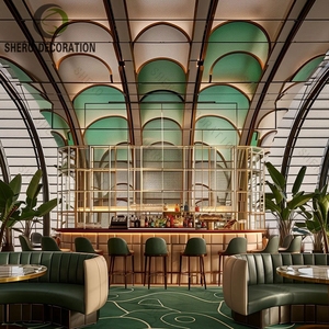 Cao cấp Nhà Hàng đồ nội thất thương mại lớp thép không gỉ bàn ăn thiết lập - Product Image 6