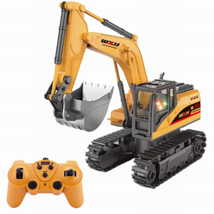 2.4Ghz 8ช่อง1:20 Rc รถขุดของเล่นวิศวกรรมรถโลหะผสมและพลาสติกการควบคุมระยะไกลขุดรถบรรทุกสำหรับของขวัญเด็ก - Product Image 1
