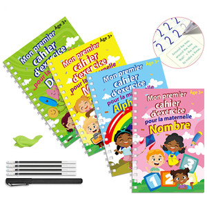 Foshan Eletree Новый многоразовый Enfant apprentitsage французский Groovd Волшебная бороздка для рисования каллиграфической рукописной книги - Product Image 1