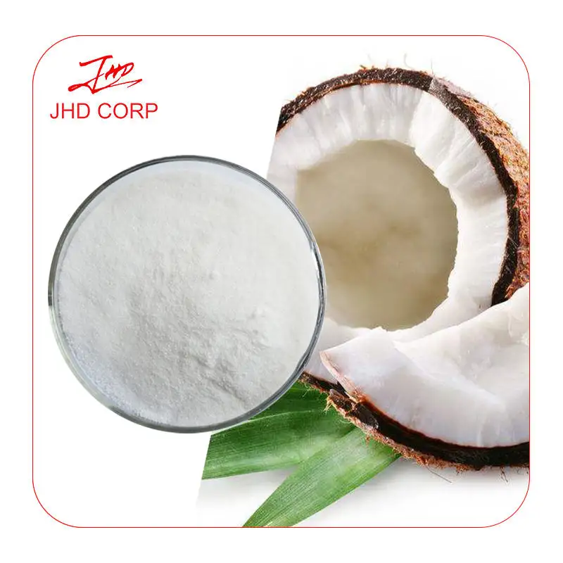JHD 고품질 대량 유기농 순수 자연 코코넛 70% mct 코코넛 오일 파우더