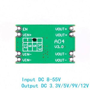 Nuevo módulo de fuente de alimentación reductor de placa regulada Buck 2A entrada 8-55V salida DC a DC 3,3 V/5V/9V/12V A04 PCB electrónico - Product Image 3