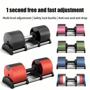 סט משקולות מתכוונן רב מכר לאביזרי כושר ביתי, עיצוב חדש, משקל 16 ק\\\"ג-45 ק\\\"ג - Product Image 2