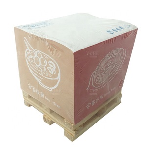 促销花式纸立方体块便笺在木托盘上与定制印刷 - Product Image 6