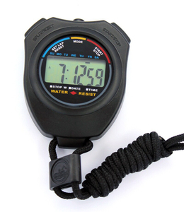 Classic Digital Professional Handheld LCD Chronograph Sport Stoppuhr Timer Stoppuhr mit String 1 Line Water Resist Ganxin - Product Image 5