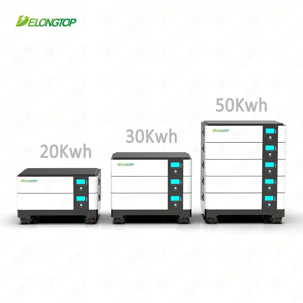 Fabrieksprijs Energieopslagbatterij 10kwh 20kwh 30kwh 50kwh Lithium Lifepo4 Zonnebatterij 51.2V 200ah 400ah 600ah 100ah Batterij