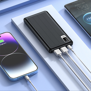 Uygun sınıf uçak Mini mobil güç 10000mah USB mobil şarj cihazı ile Ultra ince LED dijital ekran şarj bankası fiş - Product Image 5