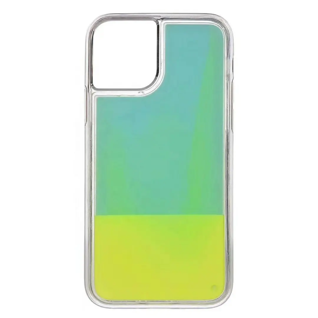 Neon Liquid Quicksand Noctilucent TPU Mobiele Telefoon Accessoires Case voor LG W30 Pro W10 Stylo 5 V50 ThinQ 5G g8s G8 Q60 K50 K40 Q9