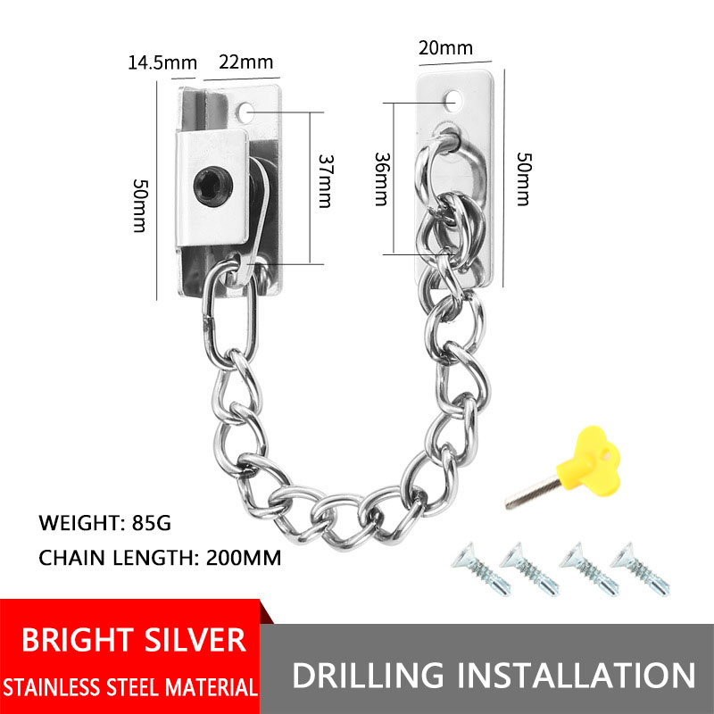 20cm Removable(Drilled) Silver
