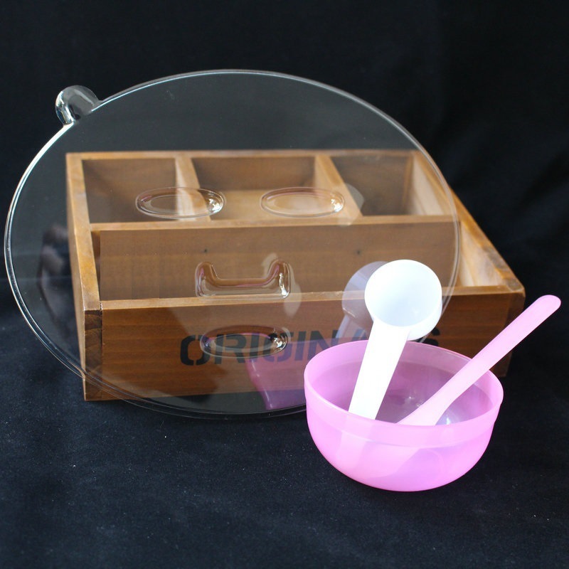Face mold +powder bowl stick + 10g white spoon