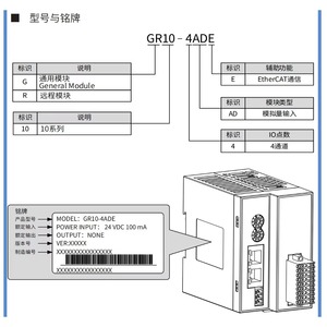 GR10 Series Analog <strong>Input</strong> <strong>Output</strong> Module RS485 Communication New Thermocouple Resistance <strong>Input</strong> PID Control-GR10-4TCS-PID/4PTS-PID