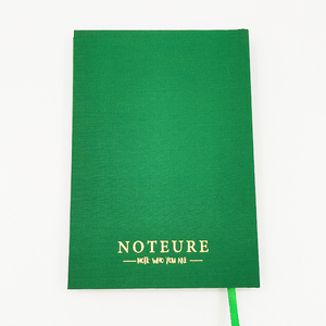 Custom Linen Bound Journal Book A5 A6 B5 Sizes Business Style Hardcover <strong>Notebook</strong> <strong>with</strong> Fabric Cover Factory Printing - Product Image 3