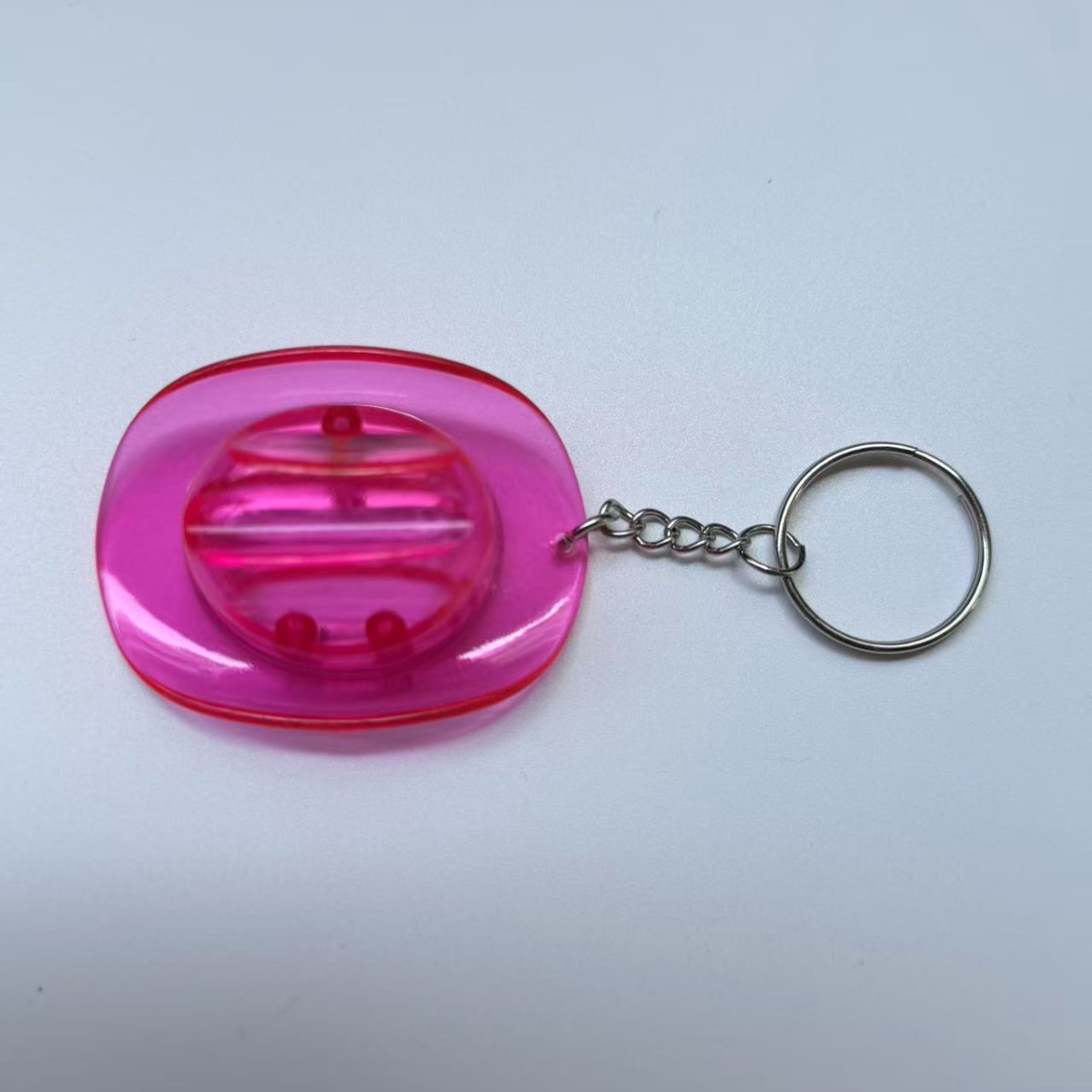 Rose rouge translucide